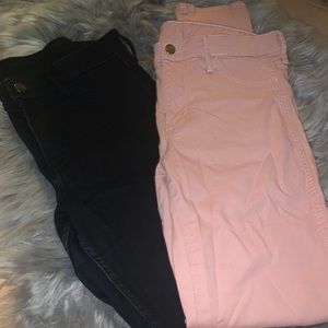 2 pairs of skinny jeans